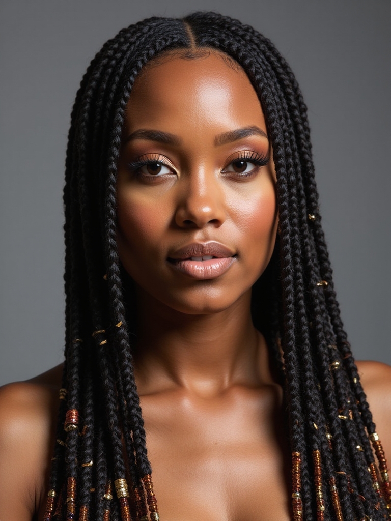 beaded fulani festival braids