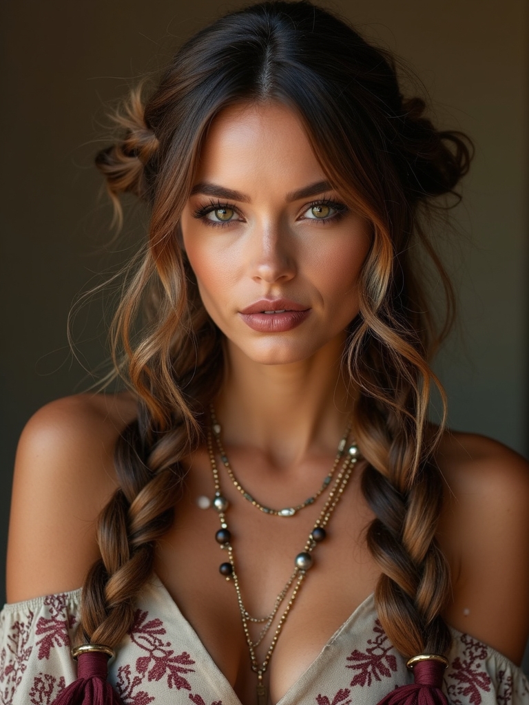 beads cuffs ribbons accentuation