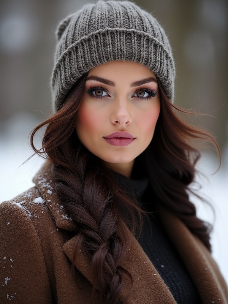 beanie friendly side fishtail