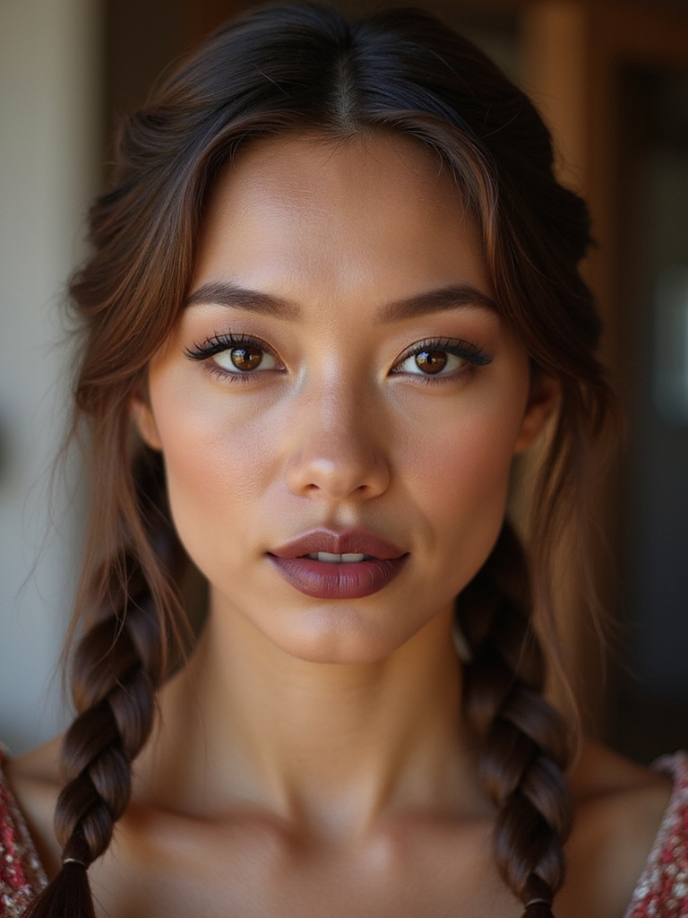 boho chic sculptural knotless crowns