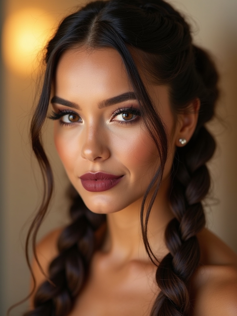 bold chunky ladder braids