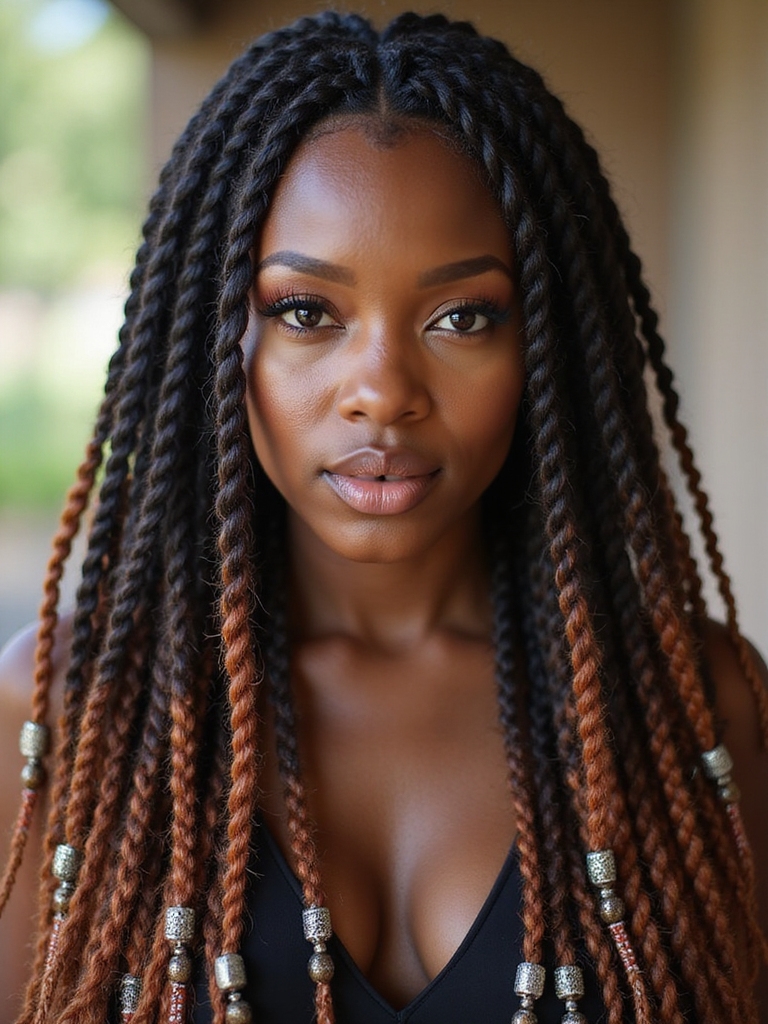 bold jumbo fulani braids