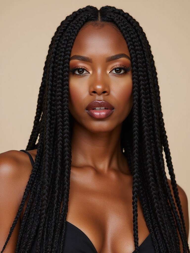 bold oversized sculpted rope braids