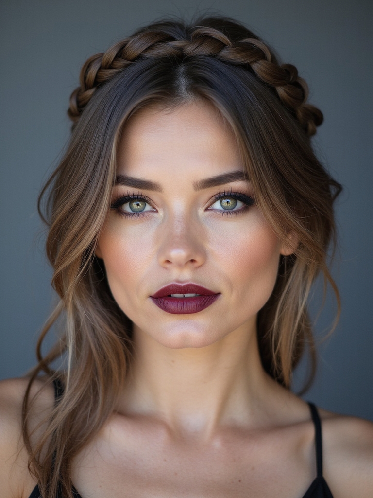 braided headband for short hair