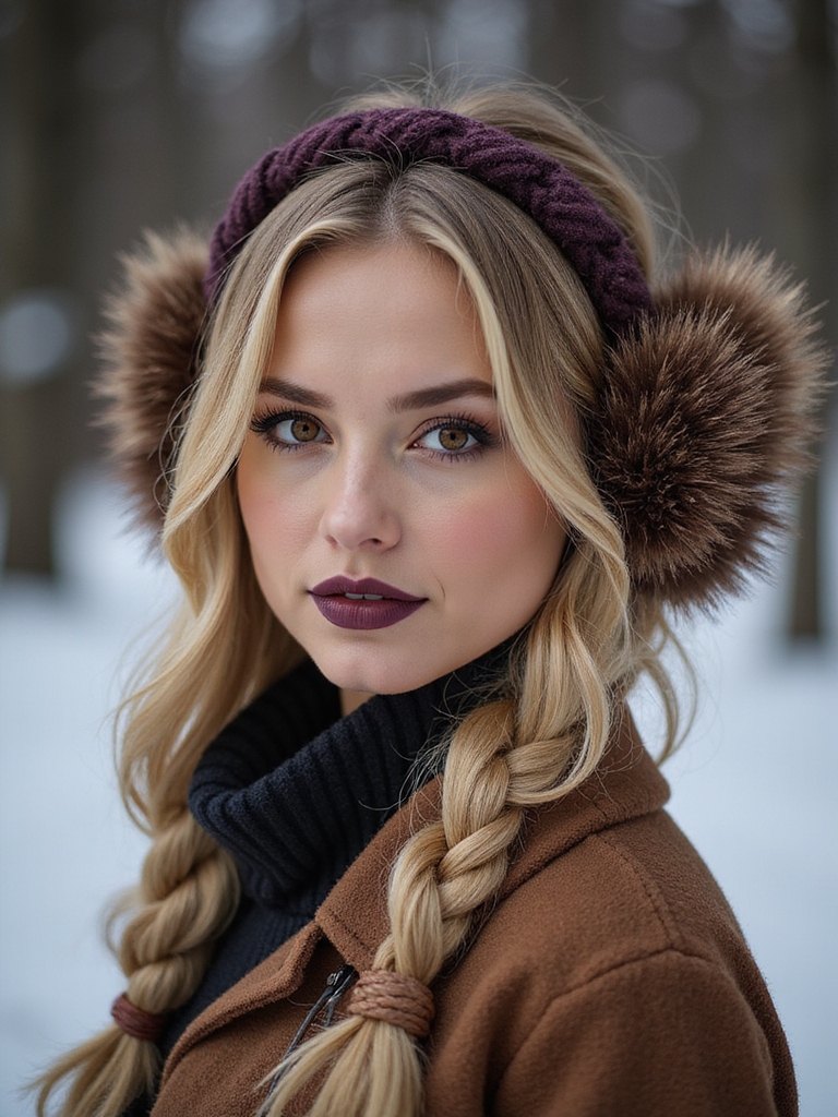 chic two strand winter styling