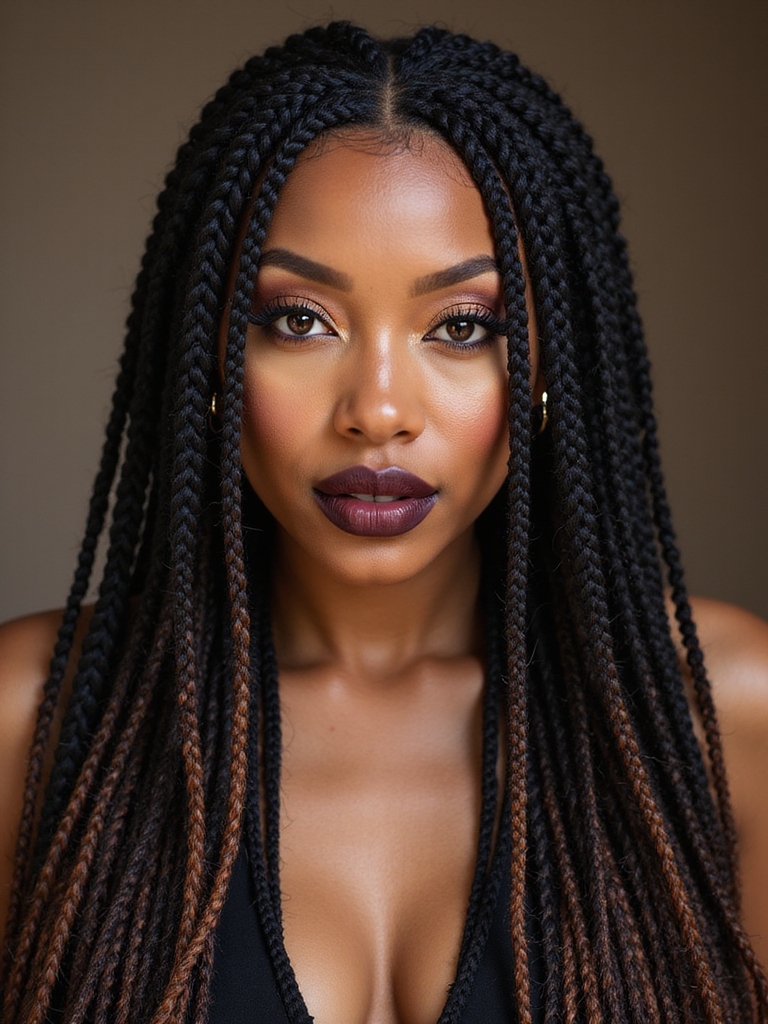 chunky and delicate braided texture