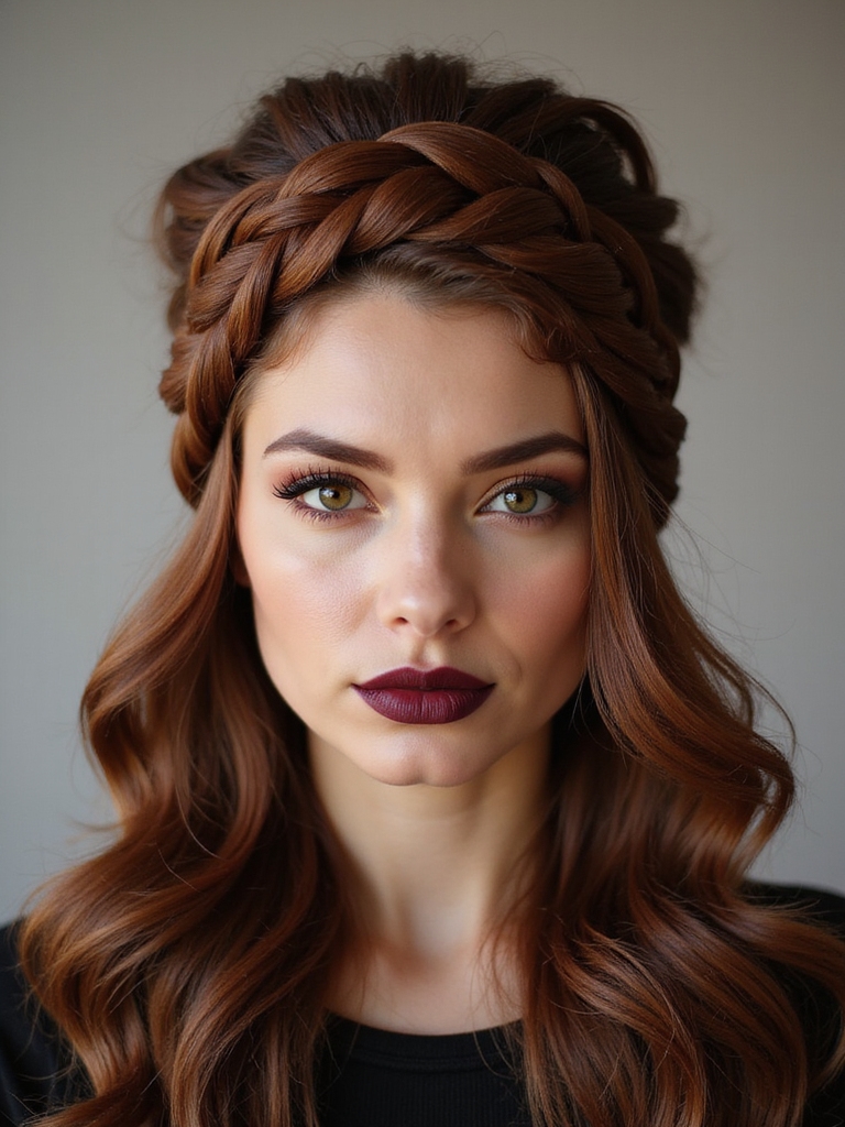 chunky braided cozy headband