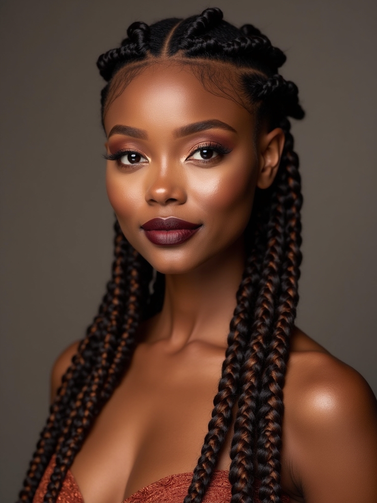 chunky textured braid friendly styles