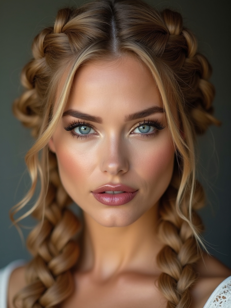 clean textured protected braiding prep