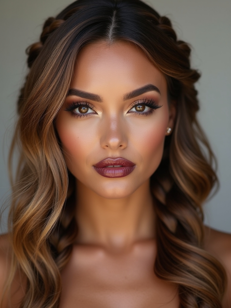 curled playful soft braid tips