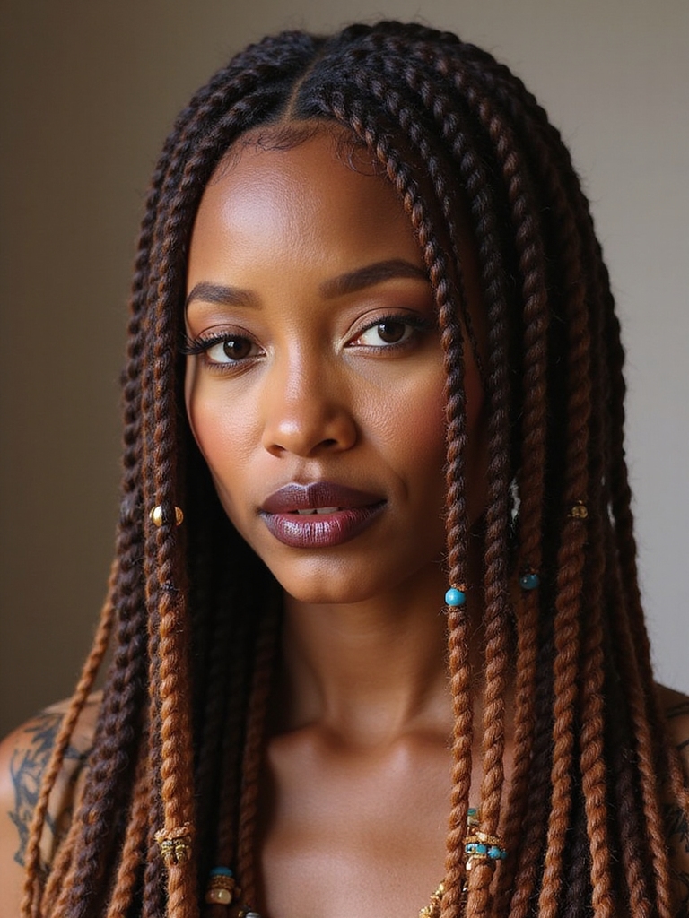 customize fulani braids intentionally