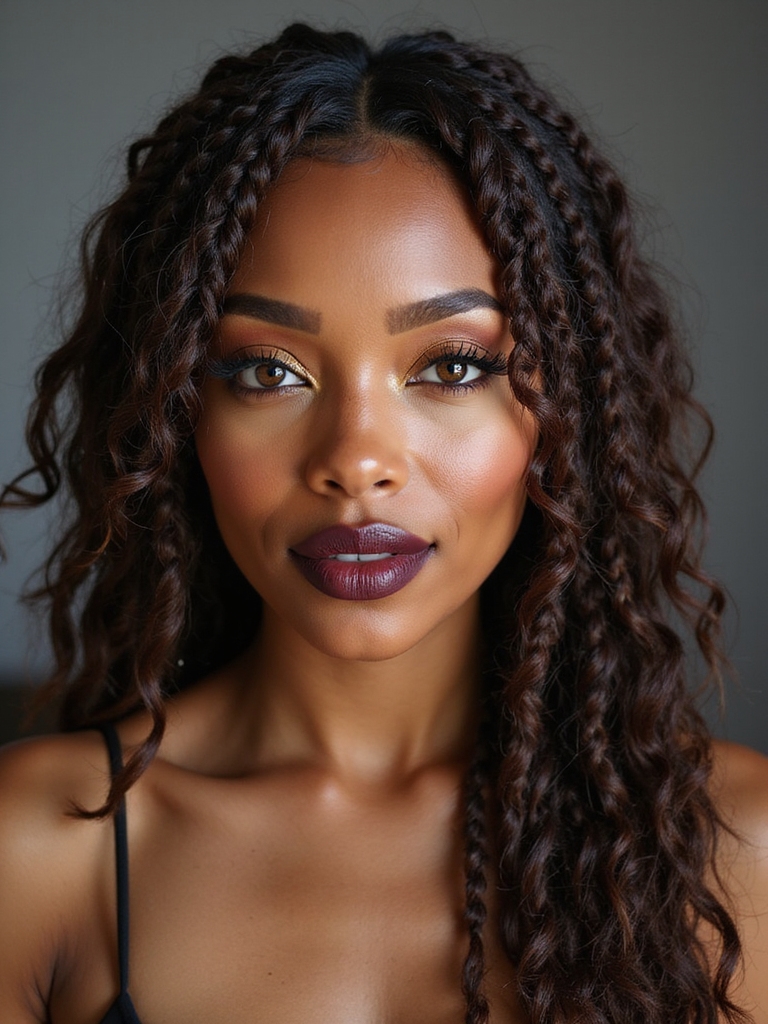 easy at home peekaboo braids