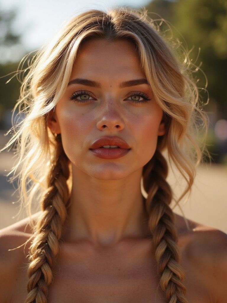 effortless lightweight beachy braids