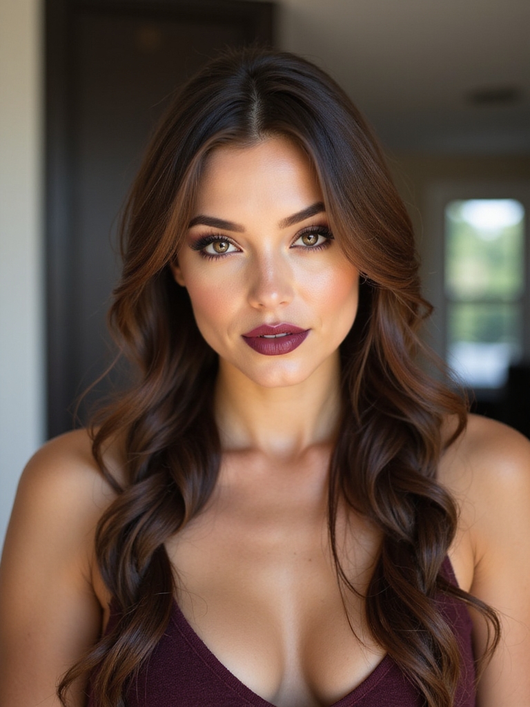 elongated cascading layered butterfly braids