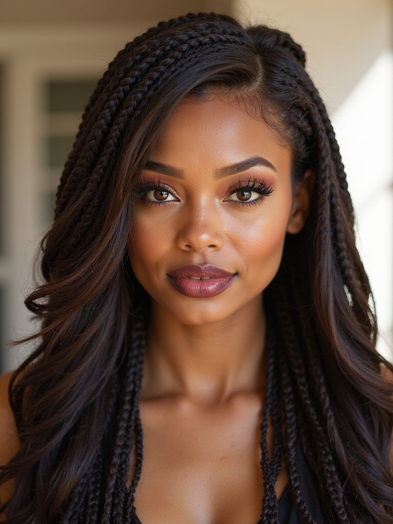 festival ready glittered butterfly braids