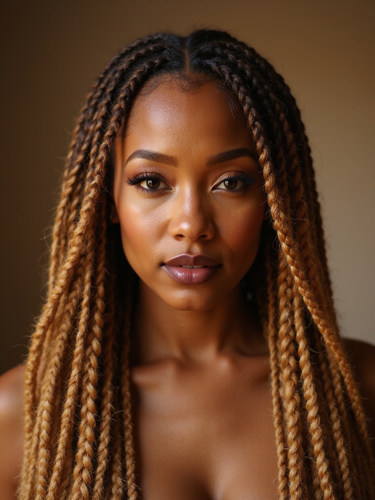 gently undo knotless braidwork