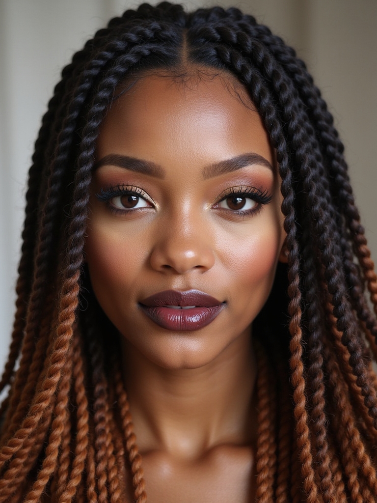 knotless box braids with beads