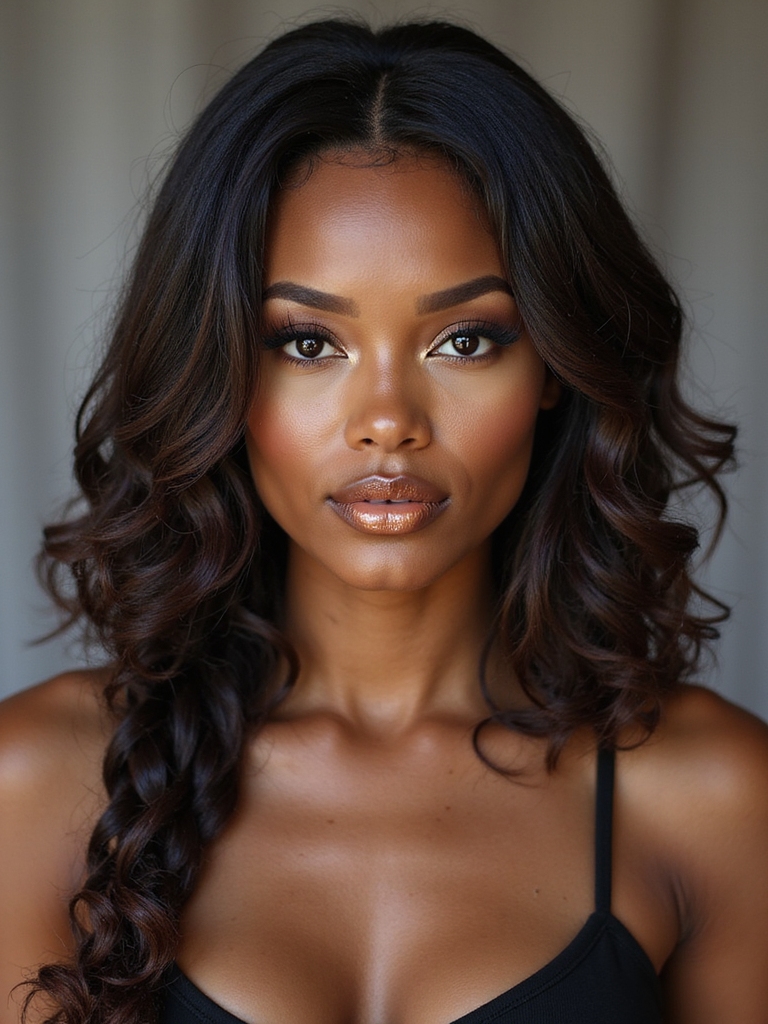 knotless braids with curls