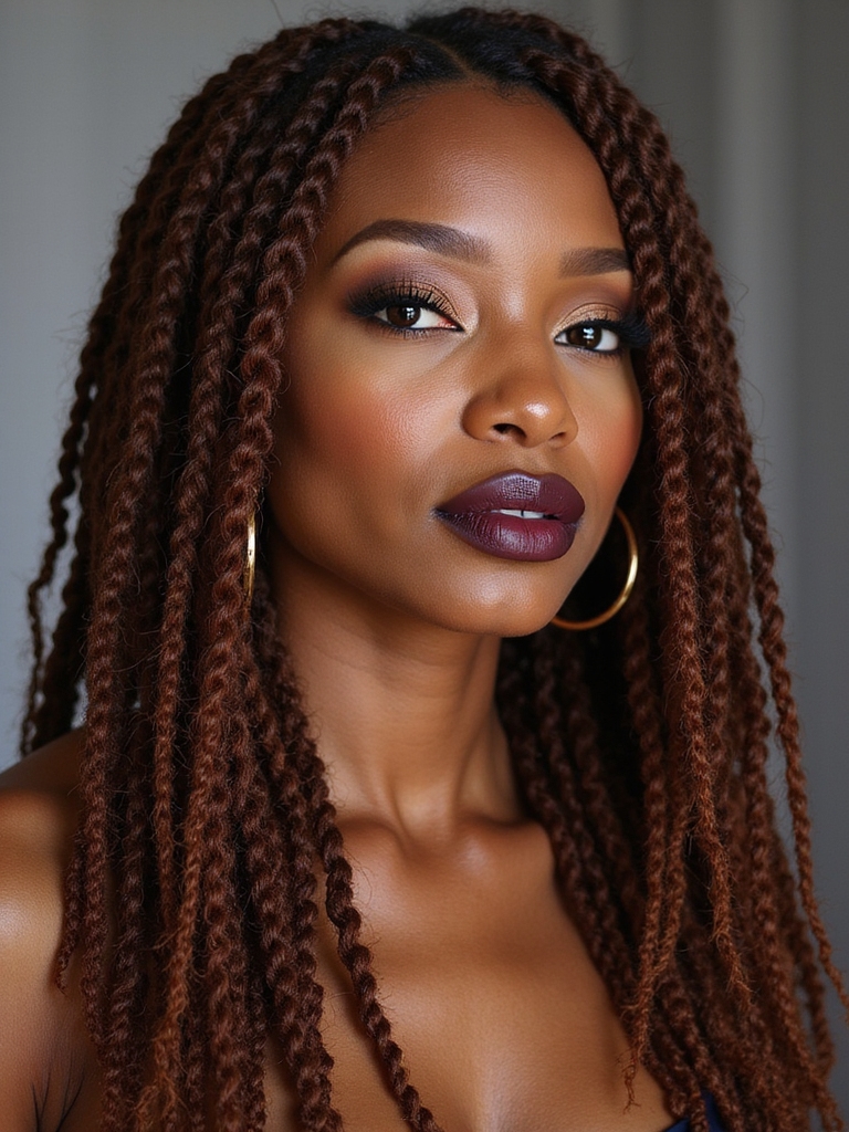 lightweight natural knotless braids