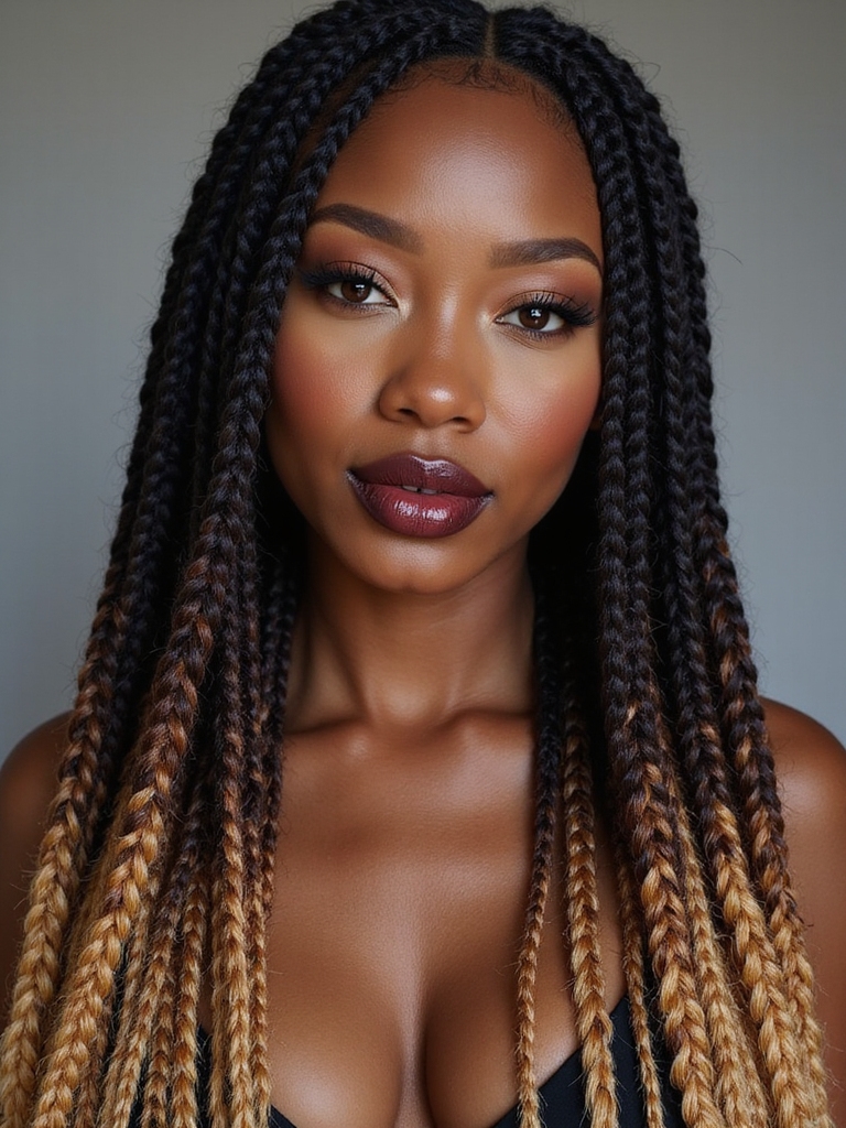 long dramatic protective styling