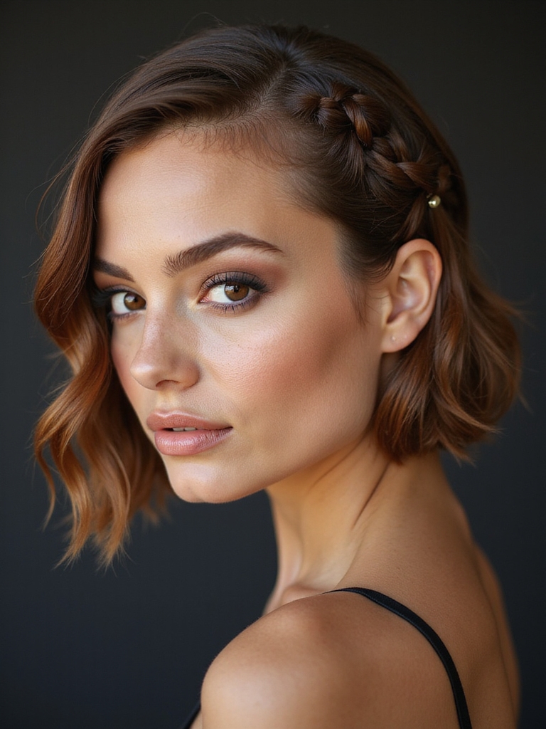 mini butterfly braids technique