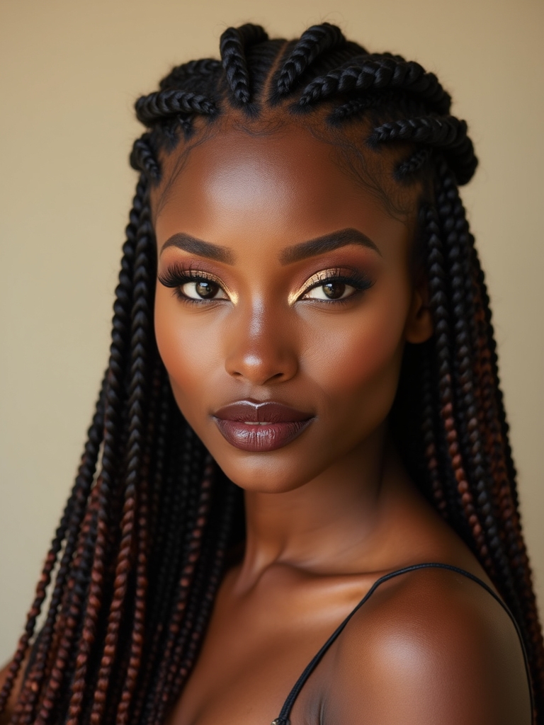 protective long cornrow maintenance