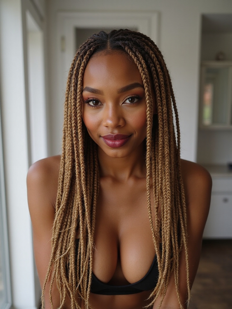 quick tidy up for braids