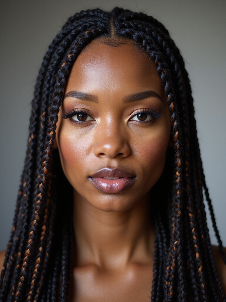 raised ladder textured braids