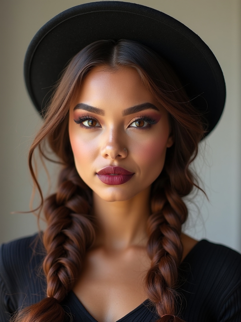 secure double rope braids