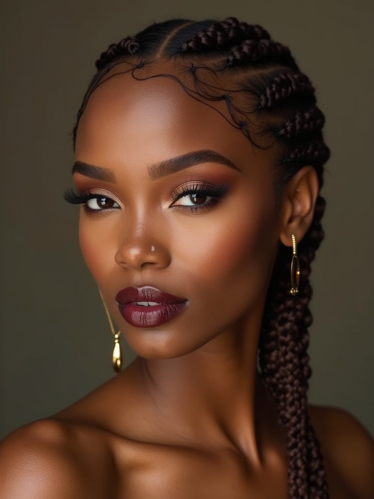 short length fulani braid adaptations