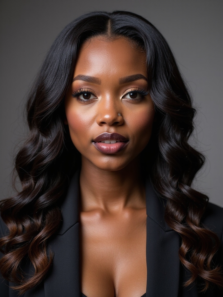 sleek low maintenance glossy twists