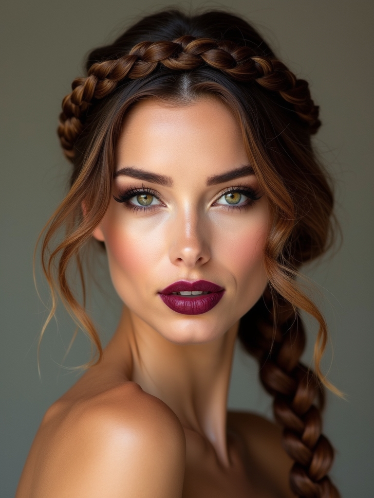 soft romantic halo braid