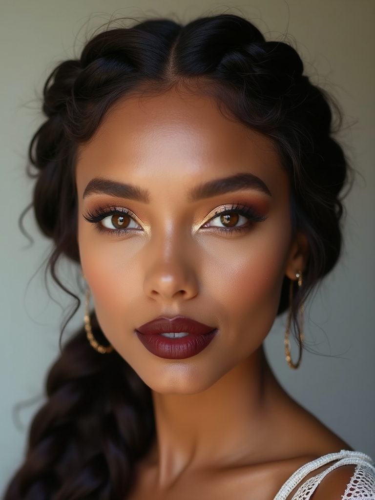 sweet polished braided crown