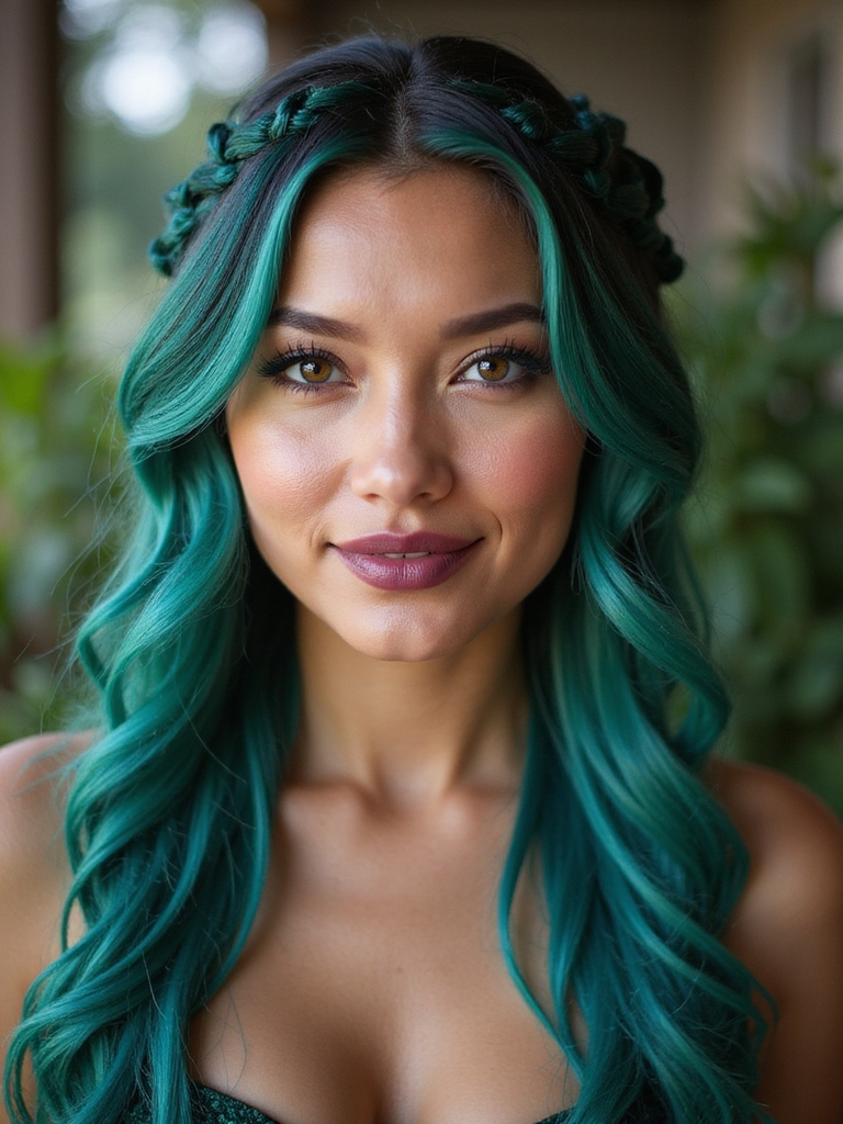 tiny boho braids textured