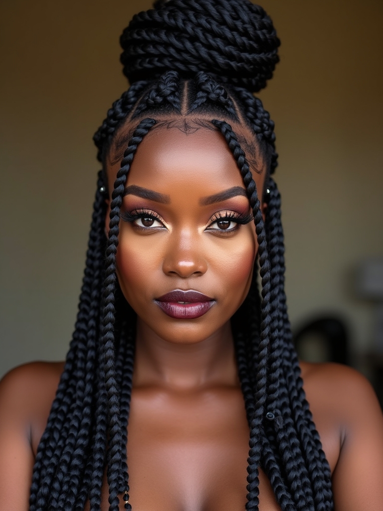 tools for polished fulani braids