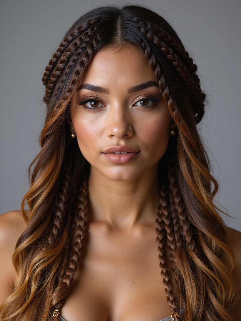 trending goddess braided hairstyles