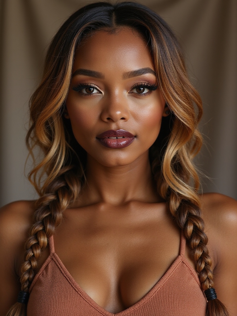 versatile textured knotless braid styles