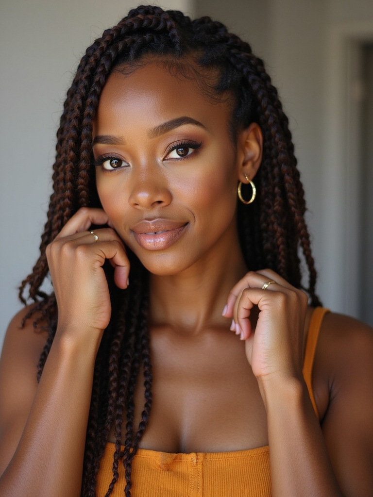 wash detangle deep condition braid