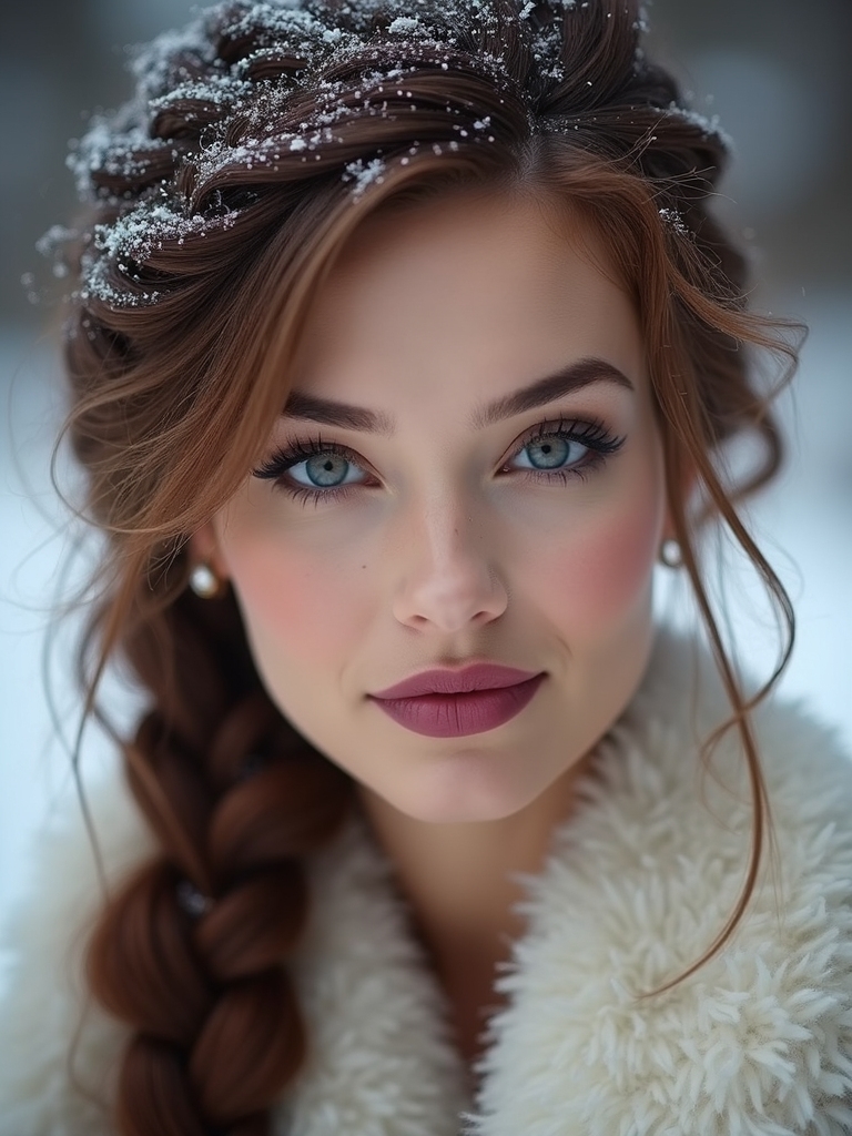 winter creative braided hairstyles