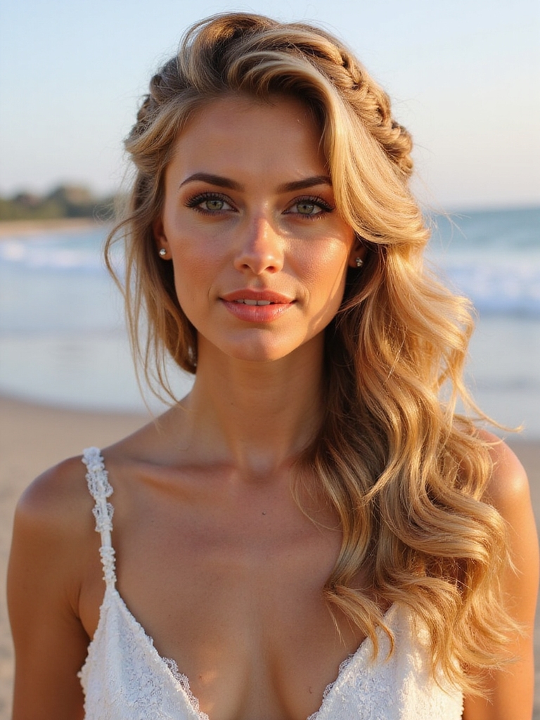 airy seaside waterfall braid