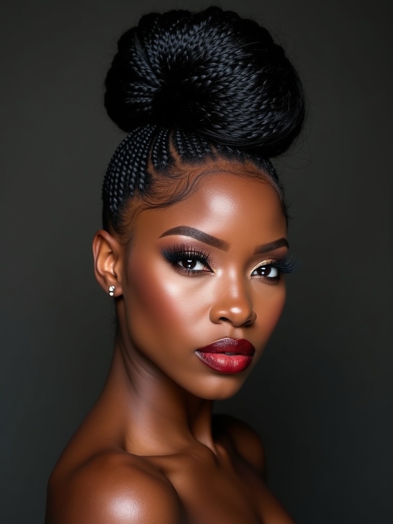 braided foundation for polished hold