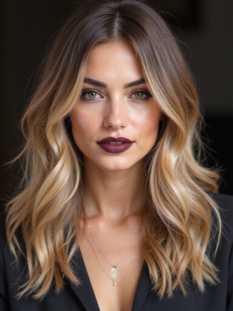 caramel infused autumn lowlights