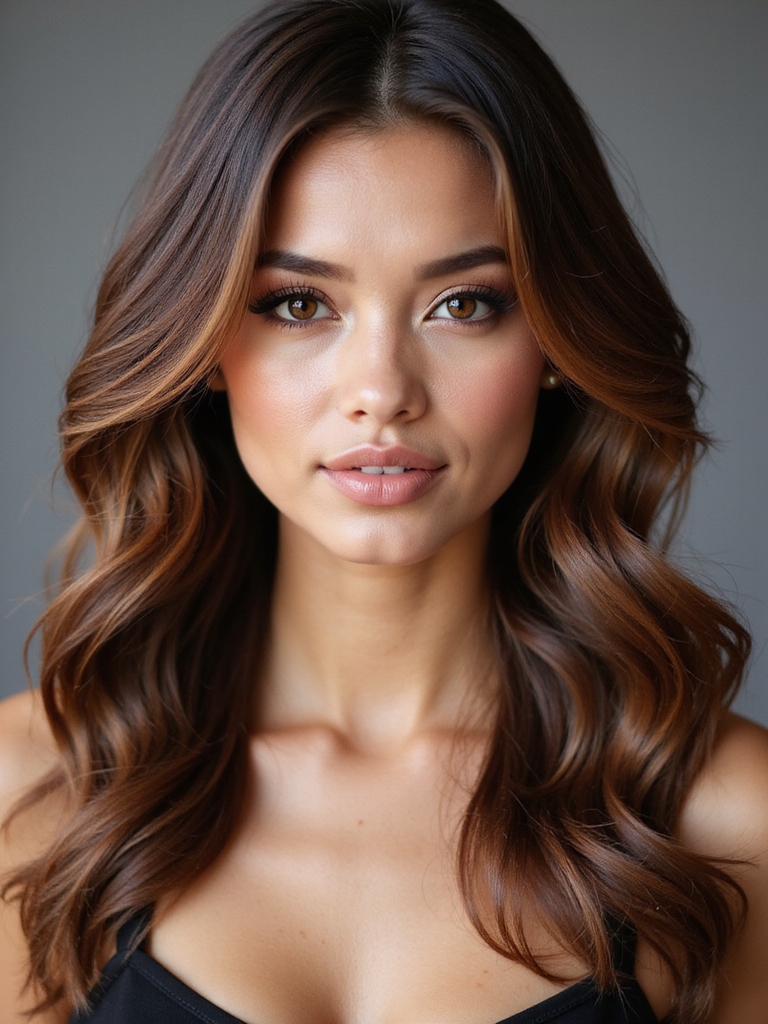 chestnut base with honeyhighlights