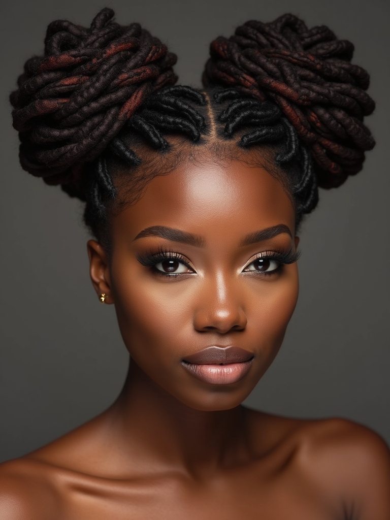 chic protective double bun