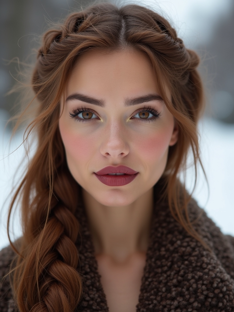 chunky braid sealed with serum