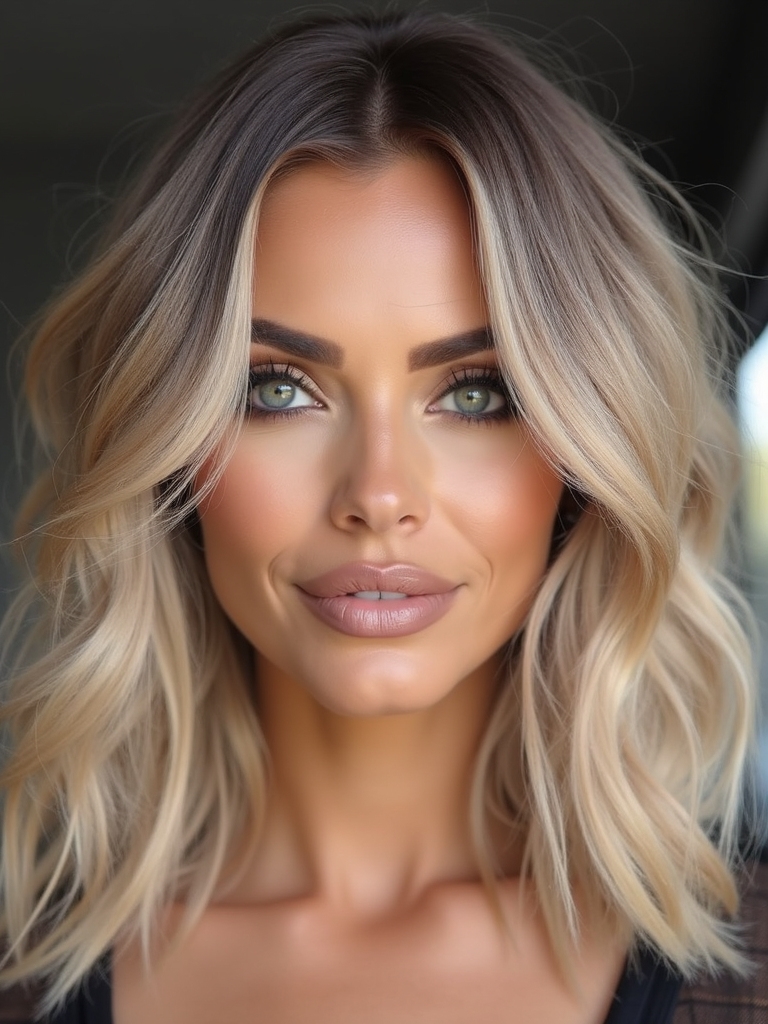 cool low maintenance sandy blonde