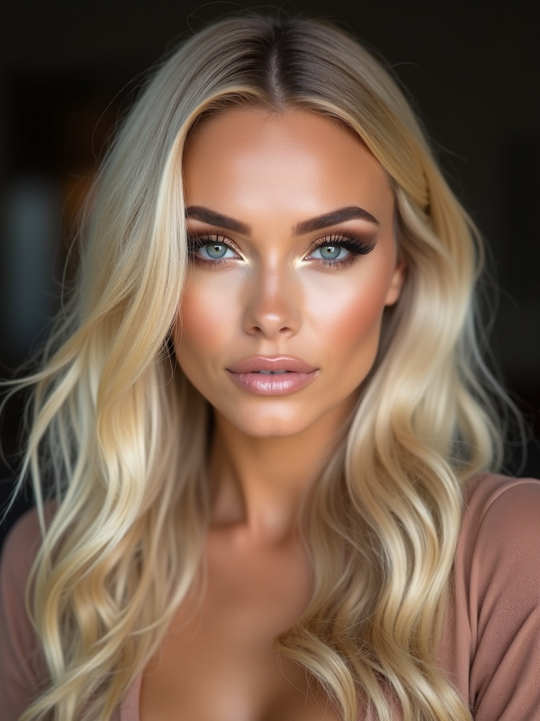 creamy beige blonde warmth