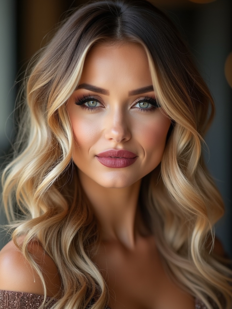creamy caramel face framing melt