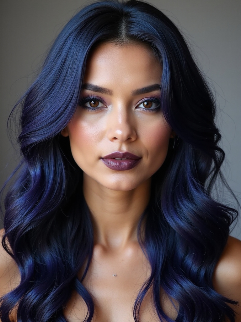 deep indigo with violet glow