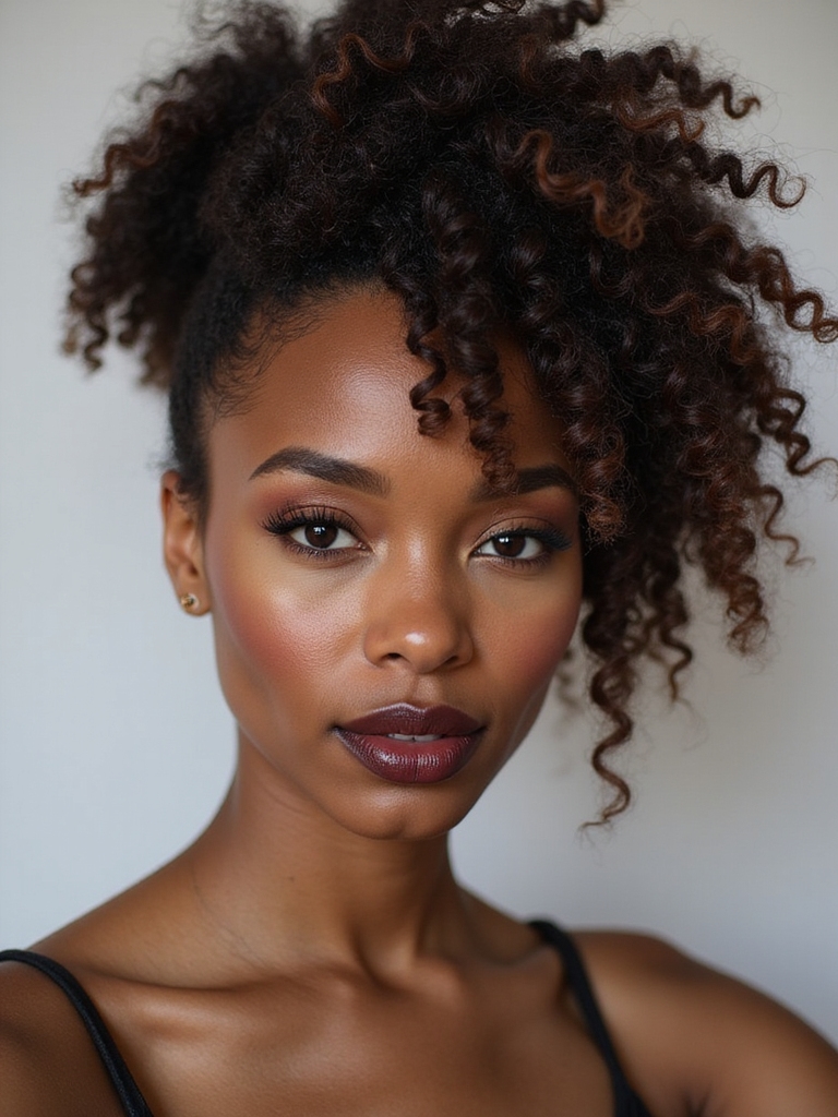 effortless protective curly updos